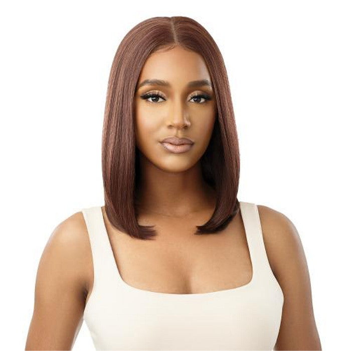 Outre 100% Human Hair Blend HD 360 Edge 13X4 Lace Front Wig - NORVINA