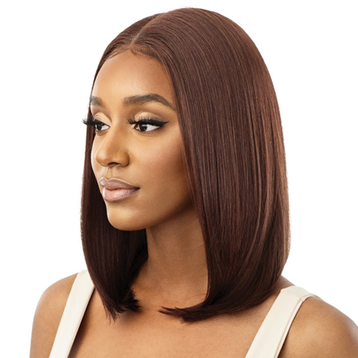 Outre 100% Human Hair Blend HD 360 Edge 13X4 Lace Front Wig - NORVINA