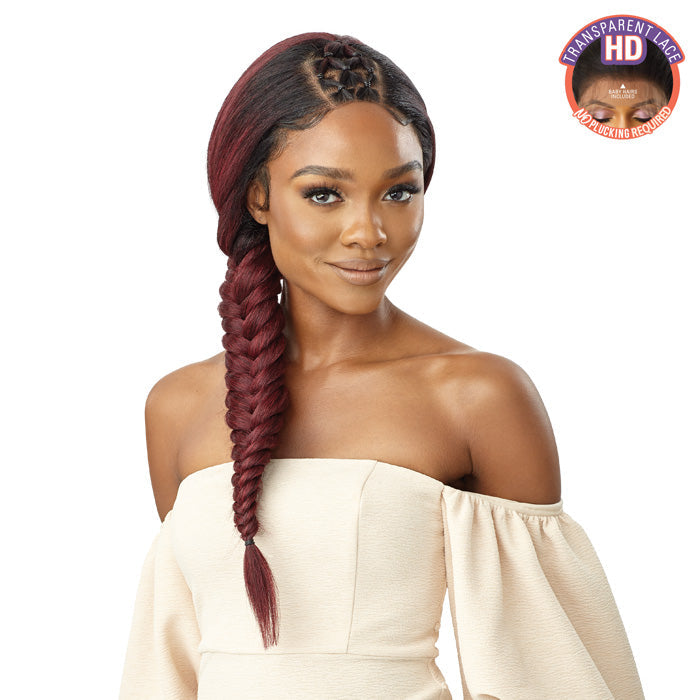 Outre 360 Frontal Lace 100% Human Hair Blend 13X6 HD Lace Front Wig - SUNNIVA