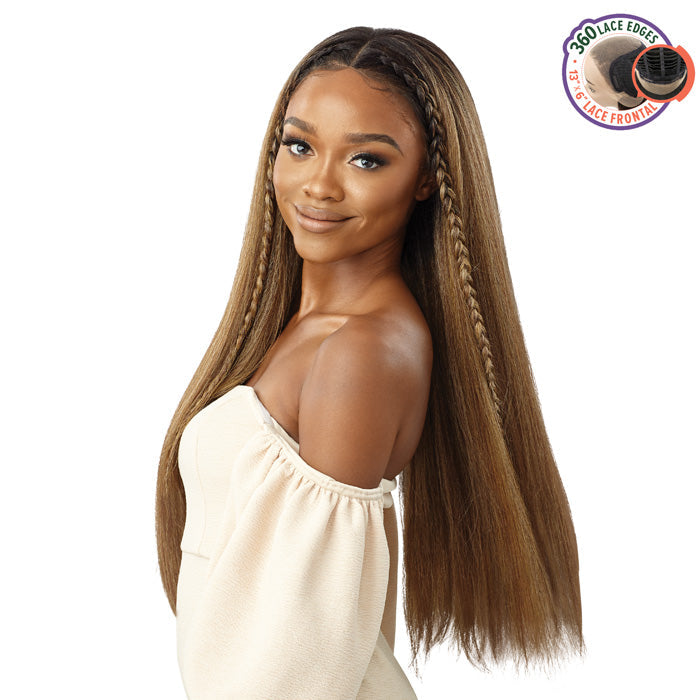Outre 360 Frontal Lace 100% Human Hair Blend 13X6 HD Lace Front Wig - SUNNIVA
