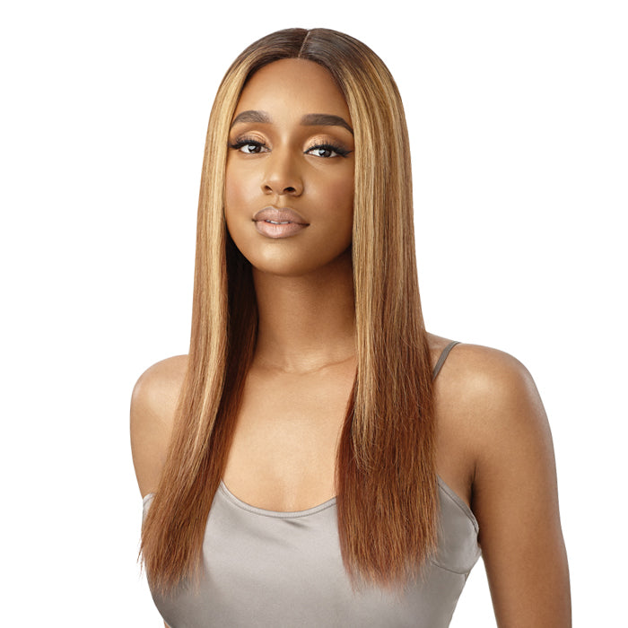 Outre Mytresses 100% Unprocessed Human Hair Custom Colored HD Lace Front Wig - CASSINA