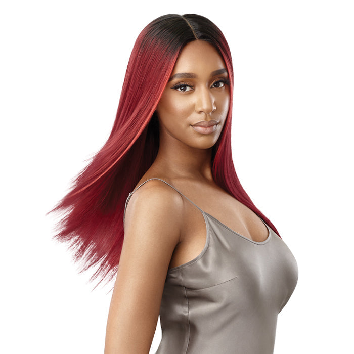 Outre Mytresses 100% Unprocessed Human Hair Custom Colored HD Lace Front Wig - CASSINA