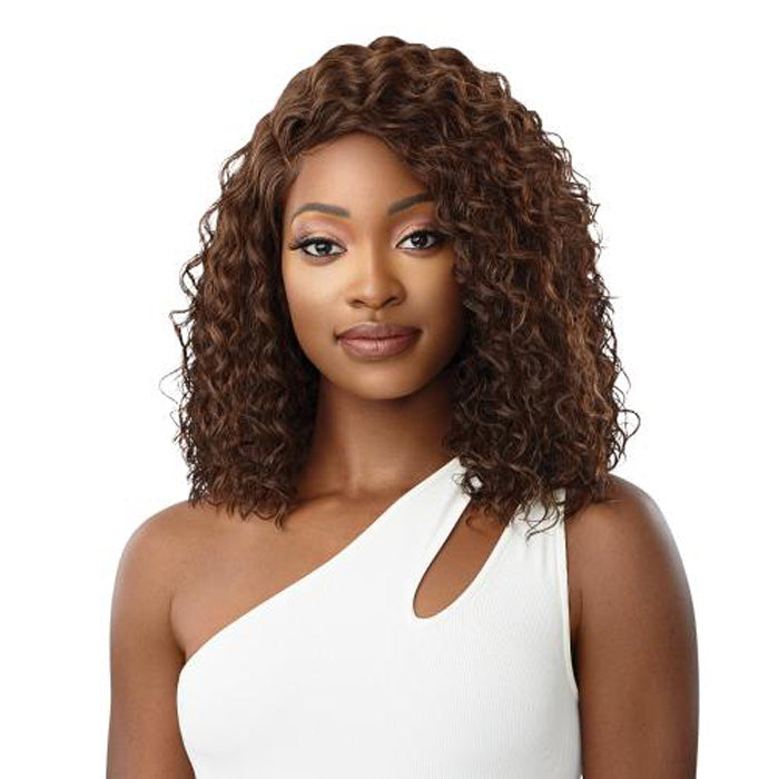 Outre Synthetic HD Lace Front Wet & Wavy Style Wig - LEENA