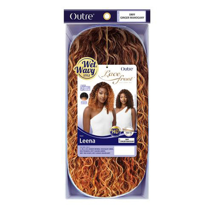 Outre Synthetic HD Lace Front Wet & Wavy Style Wig - LEENA