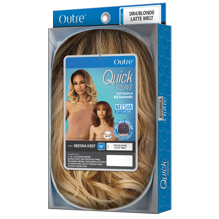Outre Quick Weave Neesha Soft & Natural Half Wig - NEESHA H307