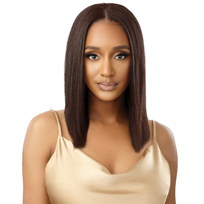 Outre 100% Unprocessed Human Hair U Part Leave Out Wig - DOMINICAN STRAIGHT 14