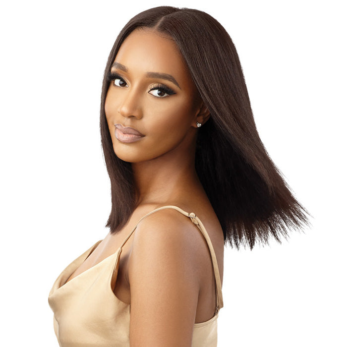Outre 100% Unprocessed Human Hair U Part Leave Out Wig - DOMINICAN STRAIGHT 14