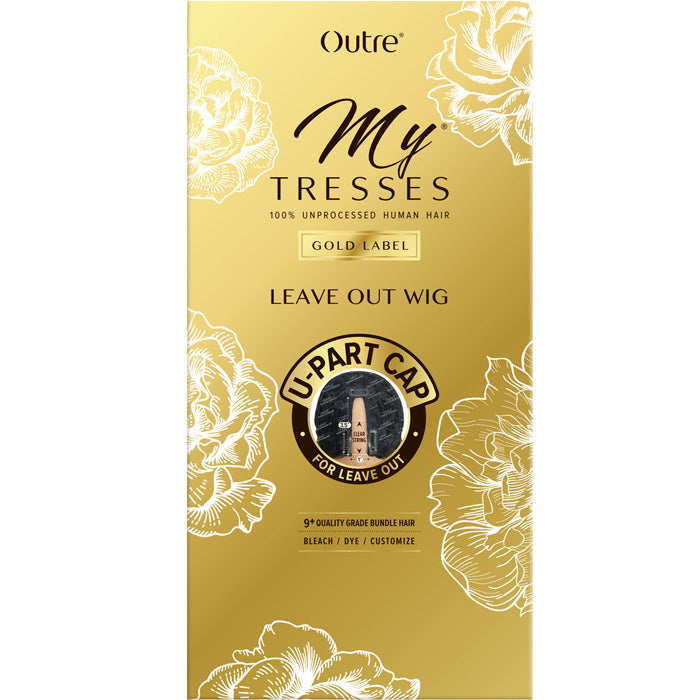 Outre 100% Unprocessed Human Hair U Part Leave Out Wig - DOMINICAN STRAIGHT 14