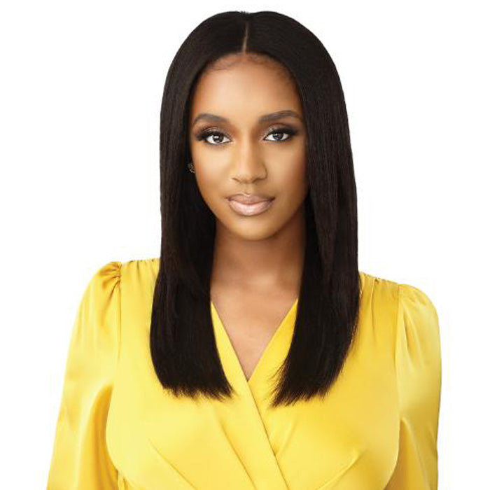Outre Mytresses 100% Unprocessed Human Hair Leave Out U Part Cap Wig - DOMINICAN STRAIGHT 20