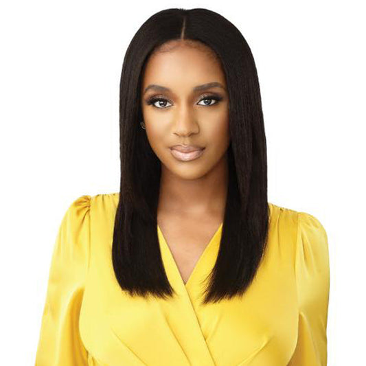 Outre Mytresses 100% Unprocessed Human Hair Leave Out U Part Cap Wig - DOMINICAN STRAIGHT 20
