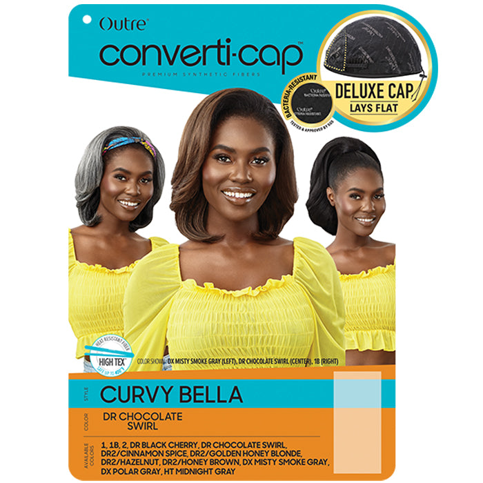 Outre Converti-Cap Synthetic Deluxe Cap Half Wig - CURVY BELLA