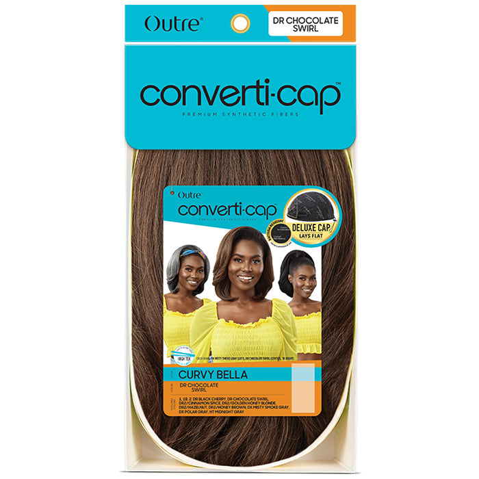 Outre Converti-Cap Synthetic Deluxe Cap Half Wig - CURVY BELLA