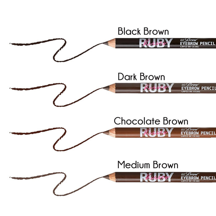 Ruby Kisses By Kiss Go Brow Eyebrow Pencil BROW WOODEN PENCIL