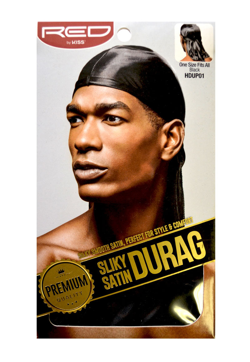 RED by Kiss MEN'S PREMIUM QUALITY SILKY SATIN DURAG