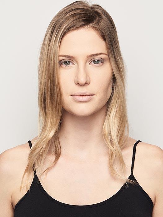 Chameleon | Synthetic Clip In Bangs/ Hair Topper (Mono Base)