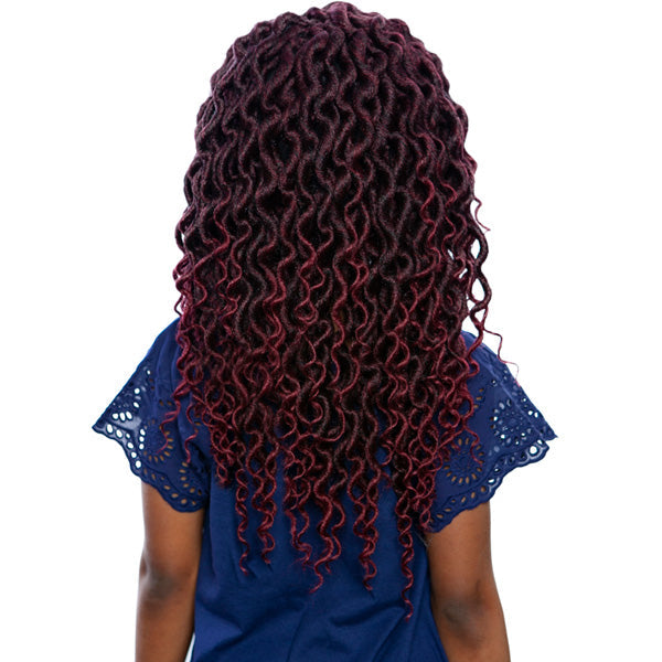 Mane Concept Afri Naptural Kids Locs Pre-Looped Crochet Braid - KLOC03 GIGI RIPPLE FAUX LOCS