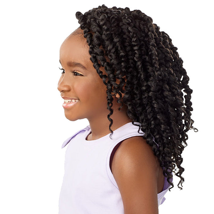 Sensationnel Lulu Mini Kids Pre-Looped Crochet Braid - PASSION TWIST 10" 2X