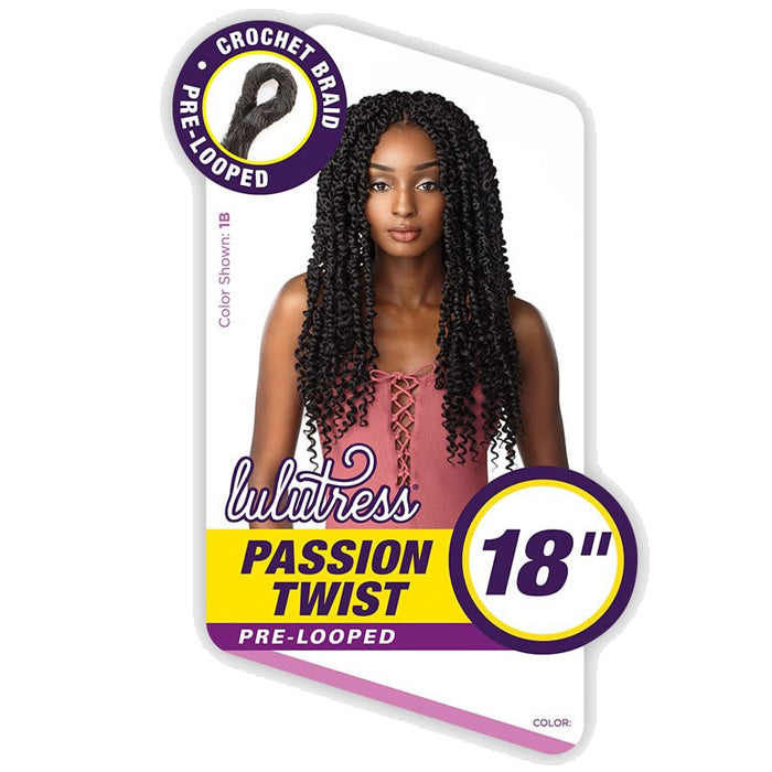 Sensationnel Lulutress Pre-Looped Crochet Braid - PASSION TWIST 18"/24"