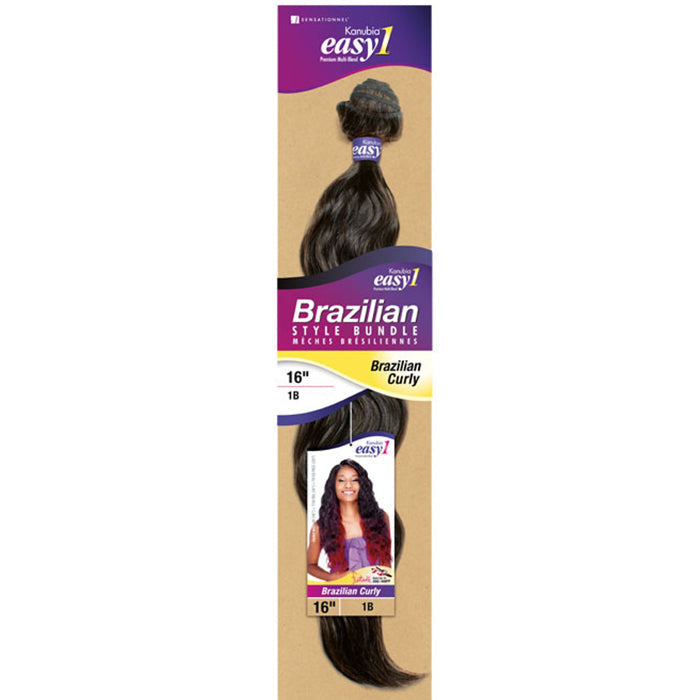 Sensationnel Kanubia Easy 1 Natural Bundle Weave - BRAZILIAN CURLY 18/20/22"