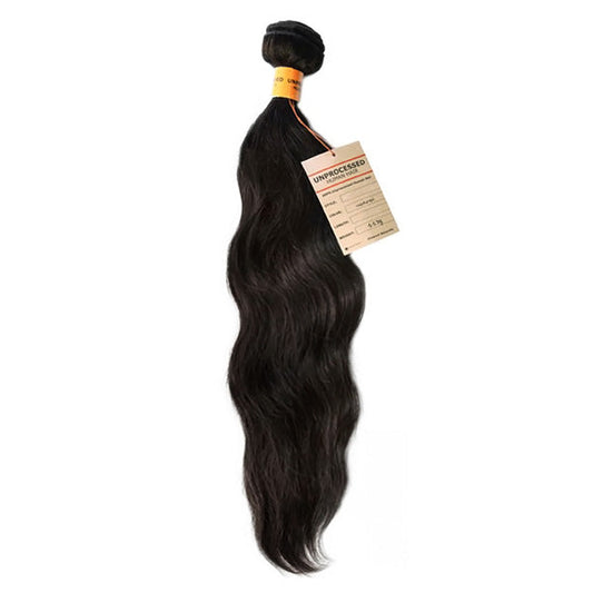 Sensationnel Bare & Natural 100% Brazilian Virgin Remi Weave - NATURAL WAVY 10-30"