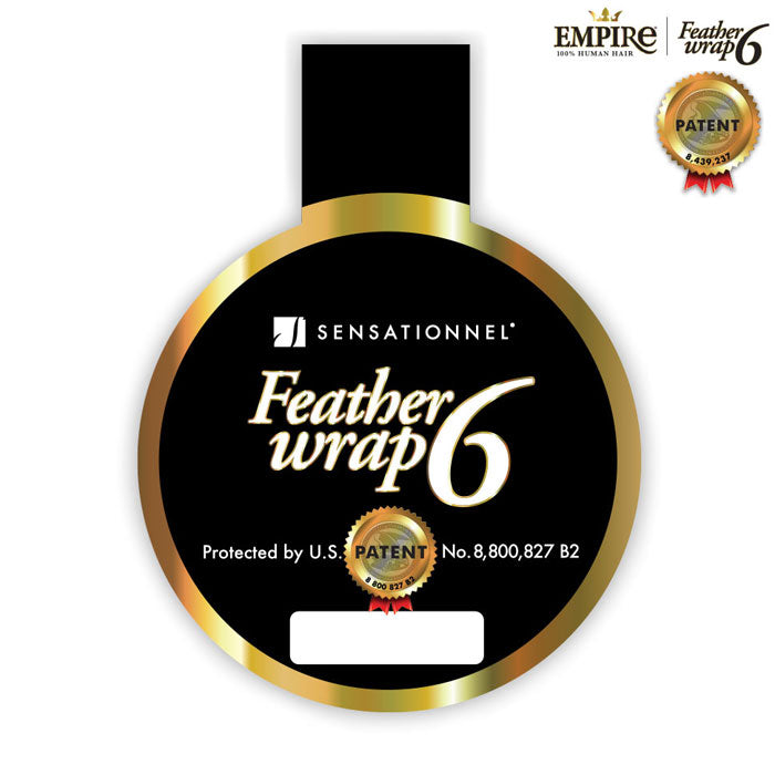 Sensationnel Empire Bump 100% Human Hair Weave - FEATHER WRAP 6