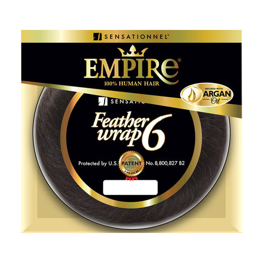 Sensationnel Empire Bump 100% Human Hair Weave - FEATHER WRAP 6