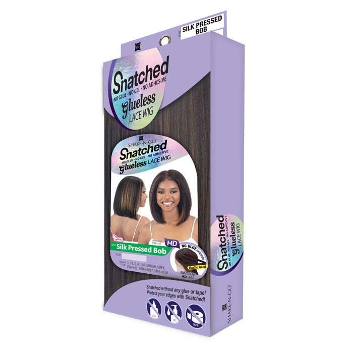 Shake N Go Snatched Glueless HD Lace Front Wig - SILK PRESSED BOB