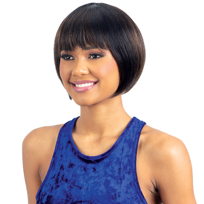 Shake N Go Naked Brazilian Natural 100% Natural Human Hair Full Wig - ZION