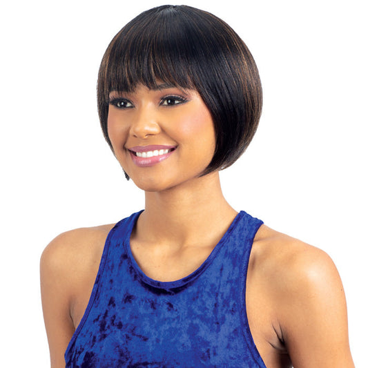 Shake N Go Naked Brazilian Natural 100% Natural Human Hair Full Wig - ZION