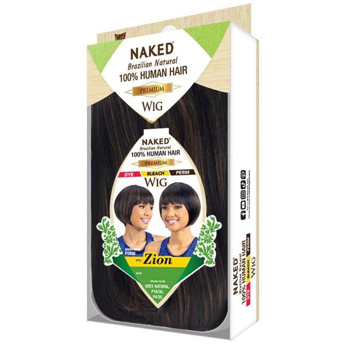 Shake N Go Naked Brazilian Natural 100% Natural Human Hair Full Wig - ZION