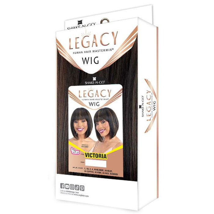 Shake N Go Legacy Human Hair Blend Full Wig - VICTORIA