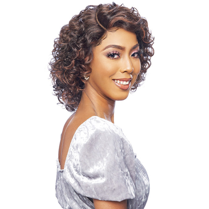 Vanessa 100% Brazilian Human Hair Hand Tied Swissilk Lace Front Wig - TJH RUBIS