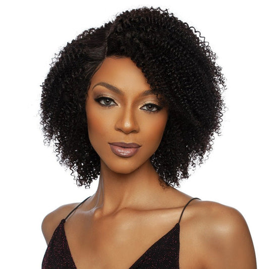 Mane Concept 100% Unprocessed Human Hair HD Lace Front Wig - 13A AFRO CURLY 14