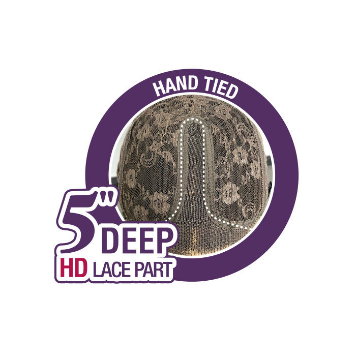 Mane Concept 100% Unprocessed Human Hair HD Lace Front Wig - 13A AFRO CURLY 14