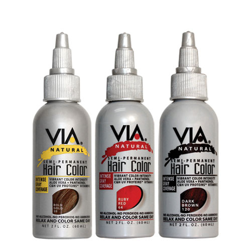 Via Natural Hair Color Semi Permanent 2 oz