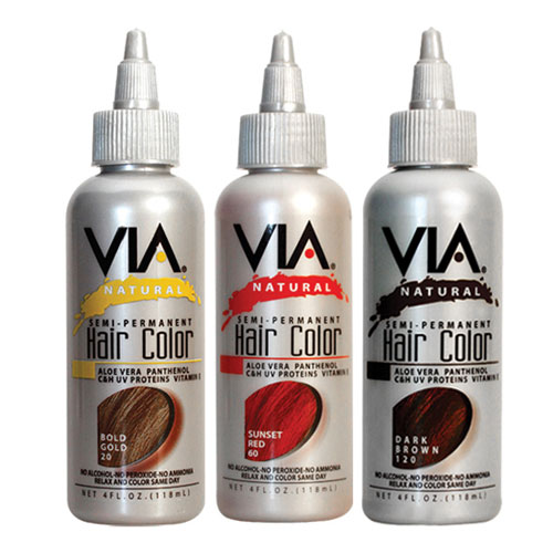 Via Natural Hair Color Semi Permanent - 4 oz