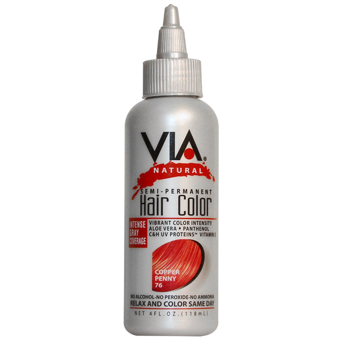 Via Natural Hair Color Semi Permanent - 4 oz