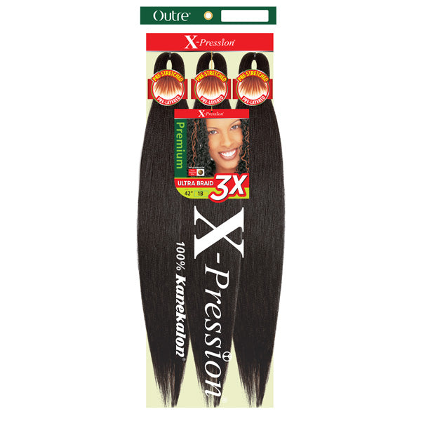 Outre X-Pression Pre-Stretched Braid - ULTRA BRAID 3X 42"