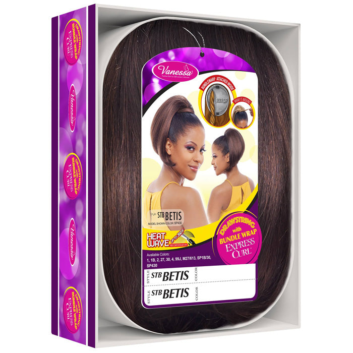 Vanessa Drawstring Ponytail With Bundle Wrap - ST BETIS