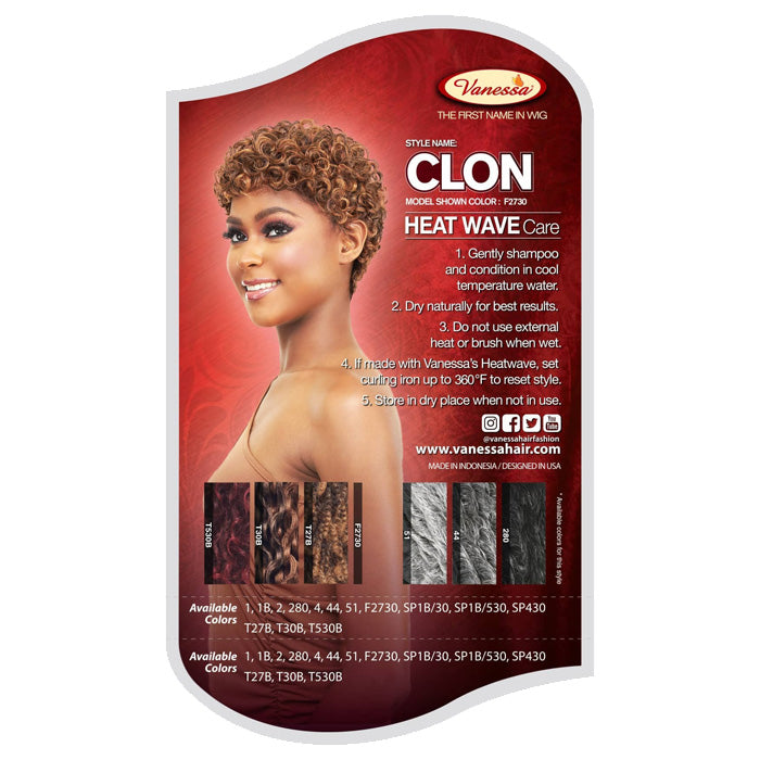 Vanessa Fashion Wigs Full Wig - CLON