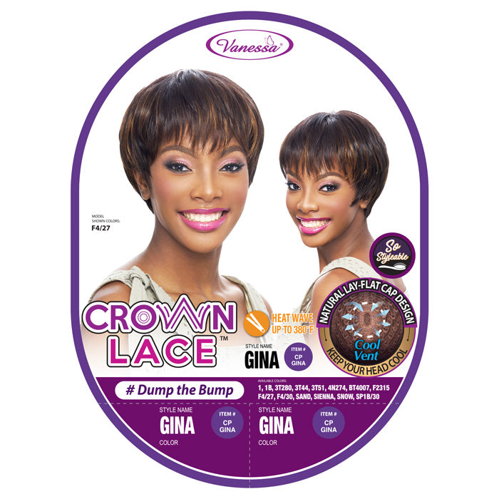 Vanessa Crown Lace Wig - GINA