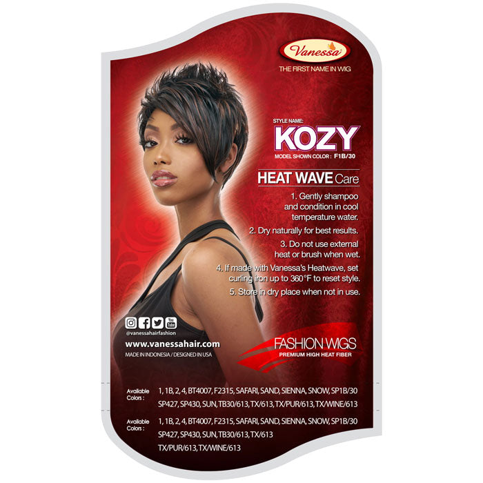 Vanessa Fashion Full Wig - KOZY