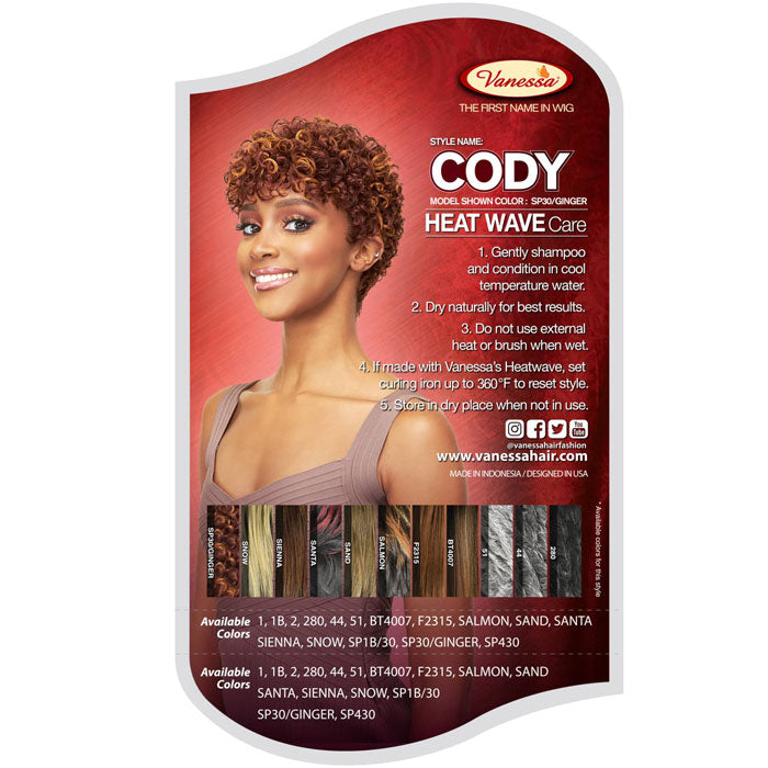 Vanessa Fashion Full Wig - CODY