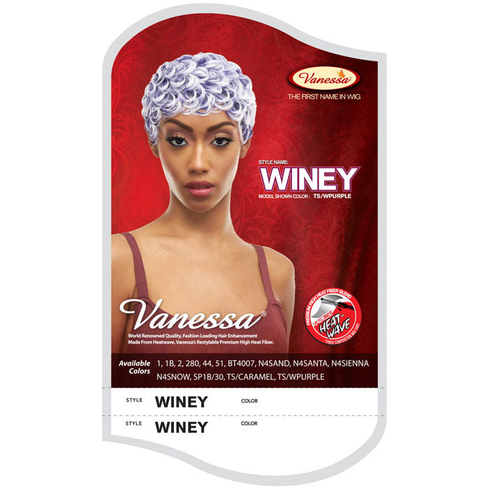 Vanessa Fashion Full Wig  - WINEY