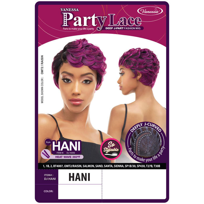 Vanessa Party Lace Deep J-Part Lace Wig - DJ HANI