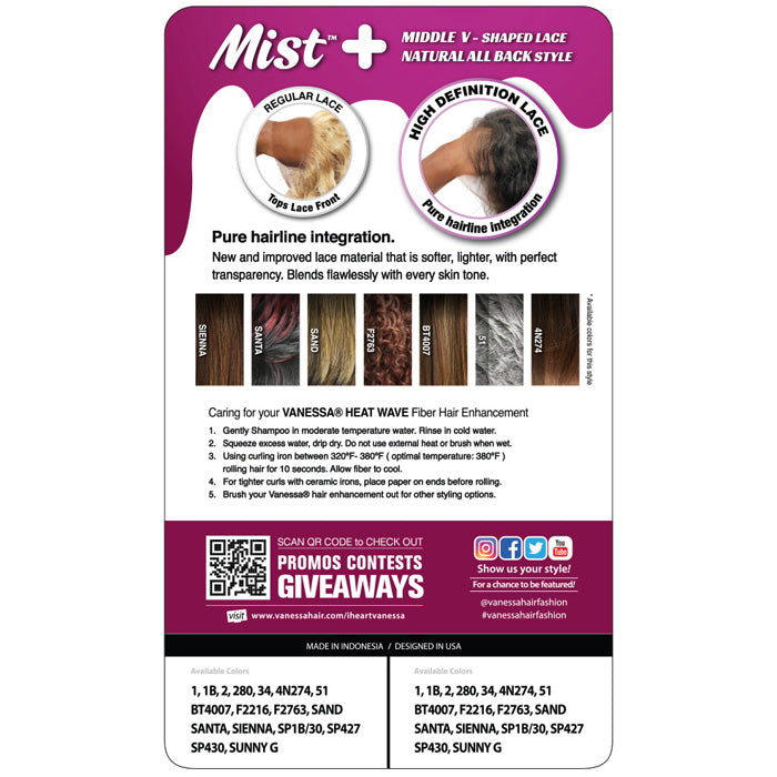 Vanessa Mist HD Lace Part Wig - PRETTA