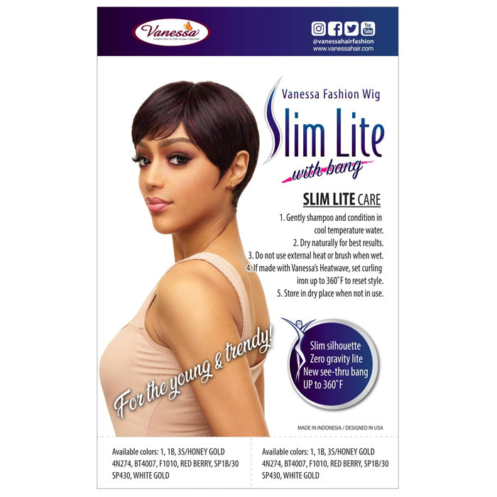 Vanessa Slim Lite Full Wig - SLB NINE