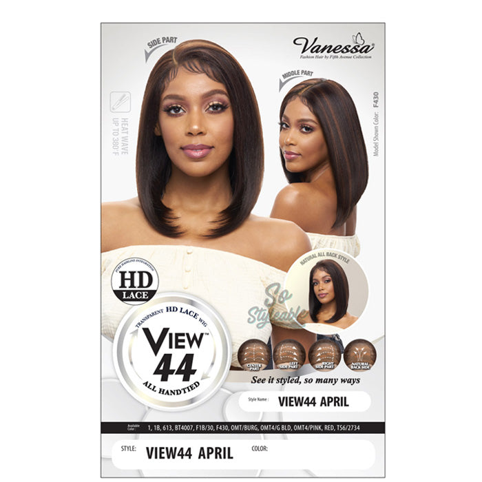 Vanessa View 44 HD 4x4 Lace Front Wig - VIEW44 APRIL
