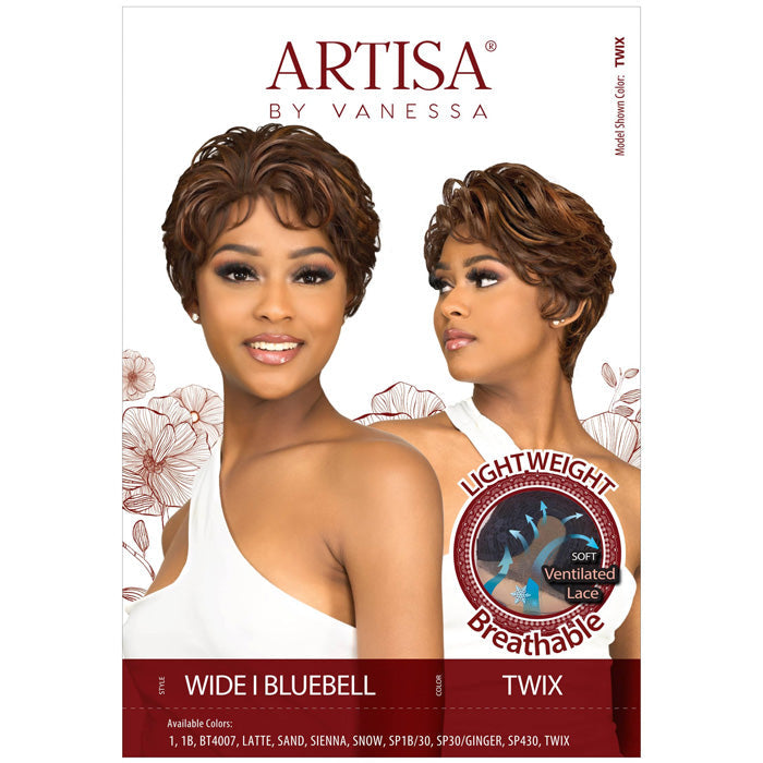 Vanessa Artisa Glueless Handmade Wide Lace Front Wig - WIDE I BLUEBELL