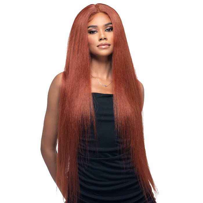 Vivica A Fox Wanna Bee Human Hair Blend 5" Deep Part HD Lace Front Wig - WNB-1